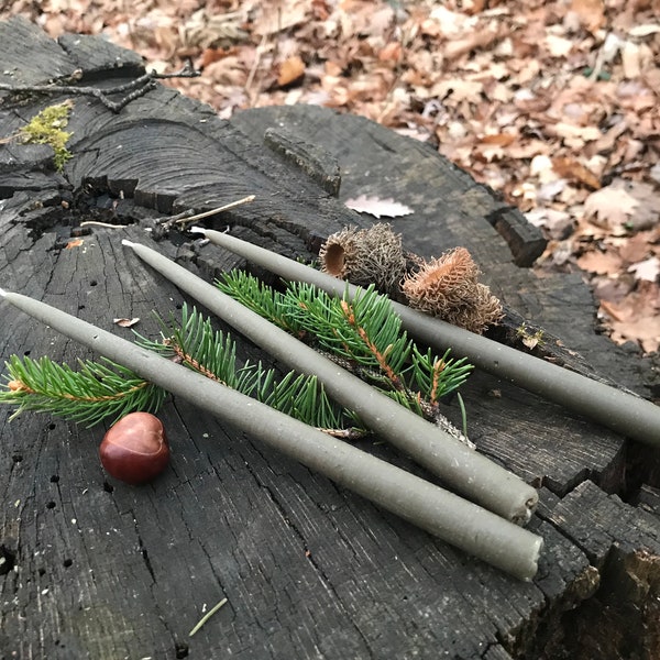 Tafelkerzen, Stabkerzen, Taper Candles, Spitzkerzen, Bienenwachs Kerzen