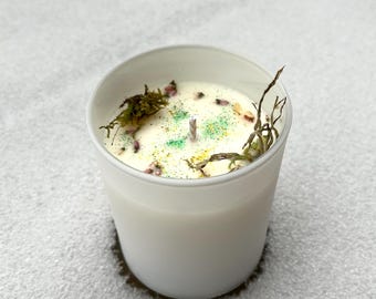 Magic Forest Candle, Duftkerze, Scented Candle, Kerze mit Pflanzen