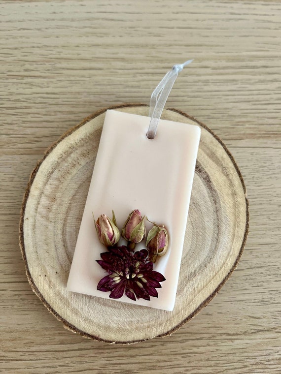Soy Wax Scented Sachet, Dried Flowers, Natural Air Freshener