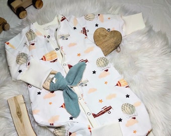 Pajamas size 74 airplanes instant purchase one-piece sleep overall sleepi romper sweat