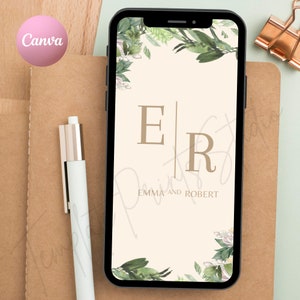 Editable Electronic Wedding Invitation, Digital Wedding Invitation, E-Invite, Digital Invitation for e-mail, Editable E Invite Template