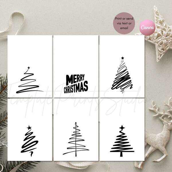 Black and White Christmas Decor - Etsy