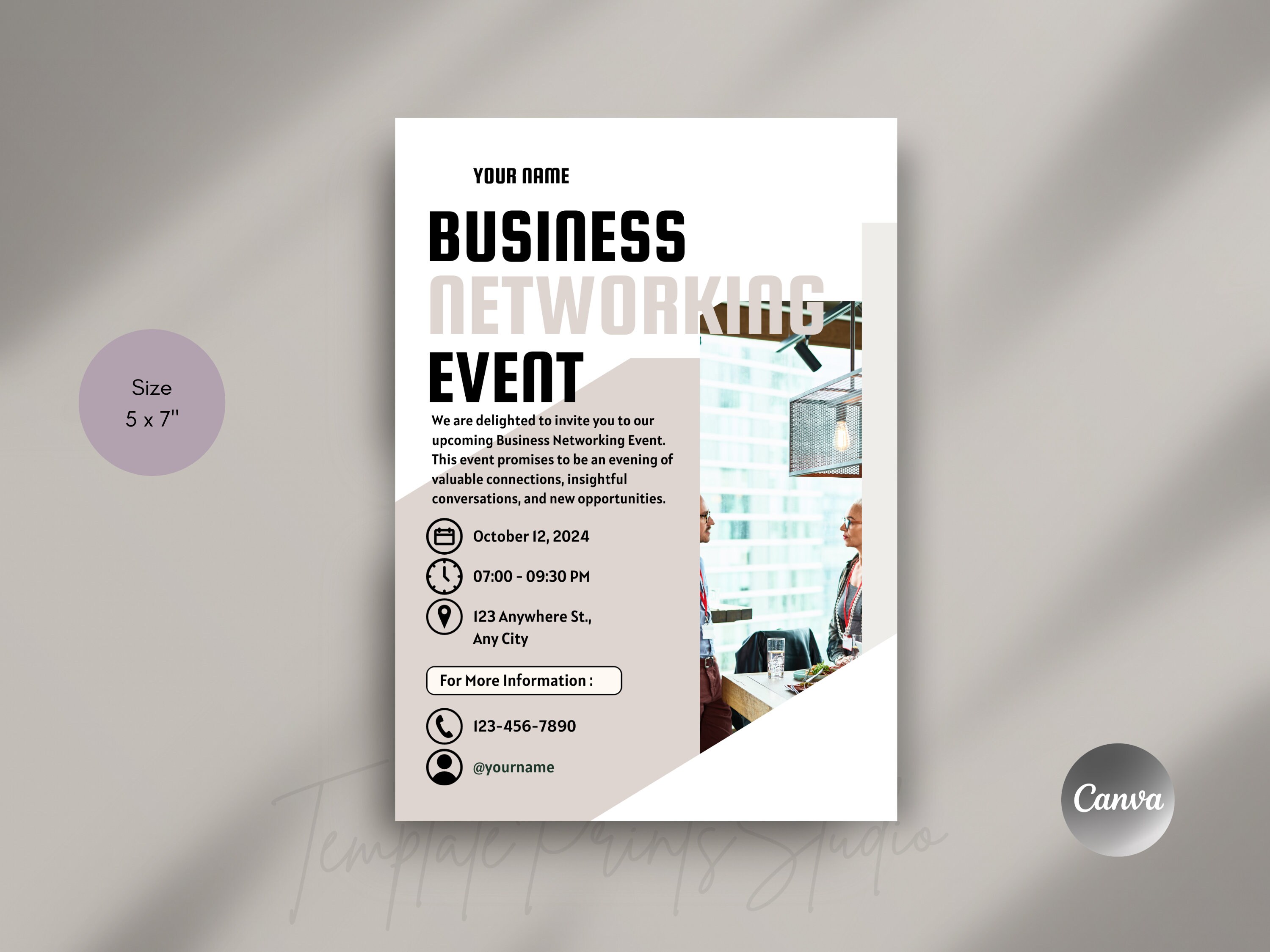 Business Networking Invite, Business Invitation Template, Special Event ...