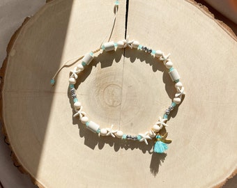 EM Ceramic Necklace for Dogs/ Anti-Tick Necklace/ Tick Protection/ Anti-Tick Band/ Boho/ Summer/ Starfish/ EM Ceramic Collar