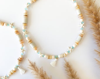 EM Ceramic Necklace for Dogs/ Anti-Tick Necklace/ Tick Protection/ Anti-Tick Band/ Boho/ Summer/ Starfish/ EM Ceramic Collar