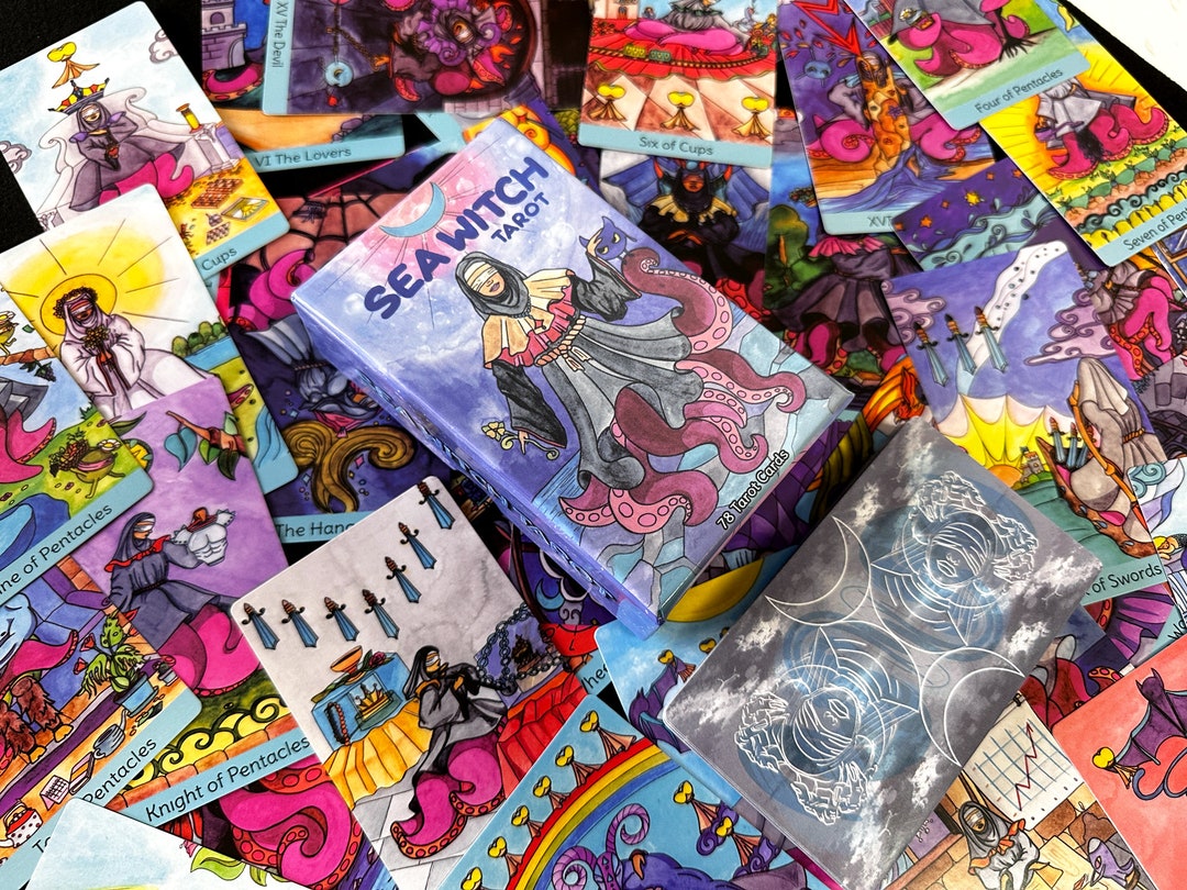 Sea Witch Tarot,78 Tarot Cards - Etsy
