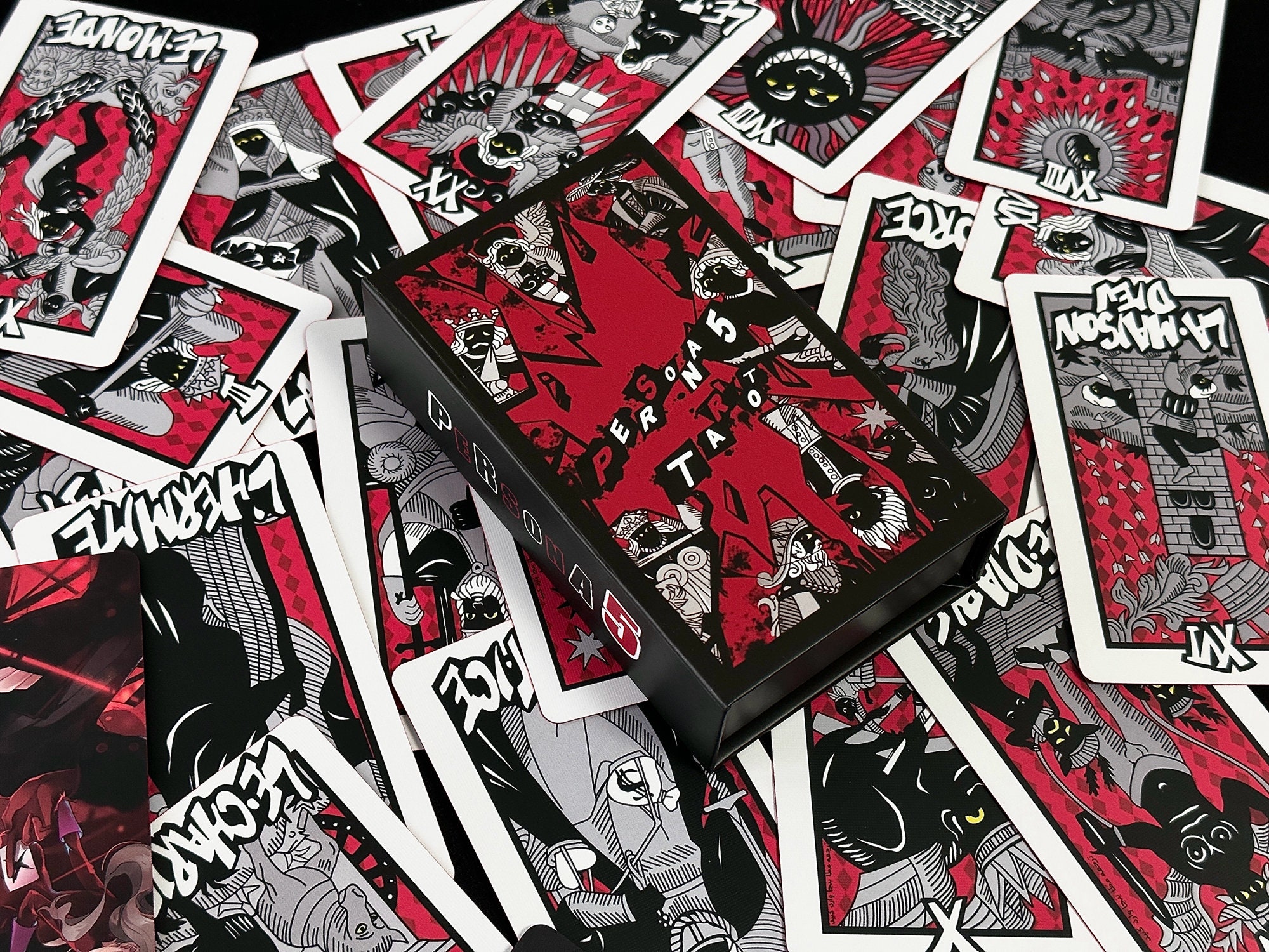 Persona 5 Tarot 22 Arcanes 2 cartes spéciales Etsy France