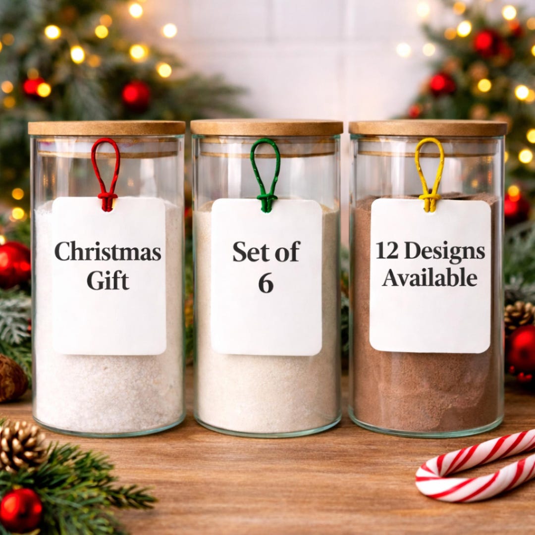 Personalized Kitchen Canister Tags | Custom Pantry Labels | Farmhouse ...