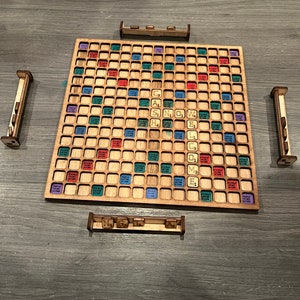 Scrabble game set (improved thicker board)