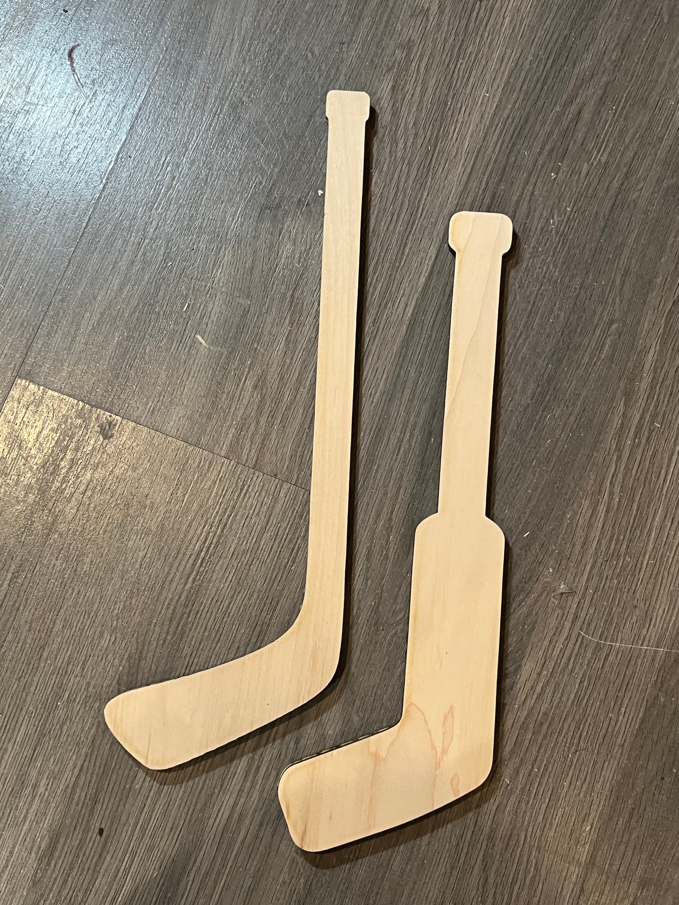 Mini hockey sticks