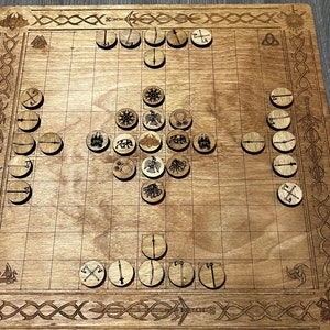 hnefatafl (Tafl) (ajedrez vikingo)/juego de mesa de reyes