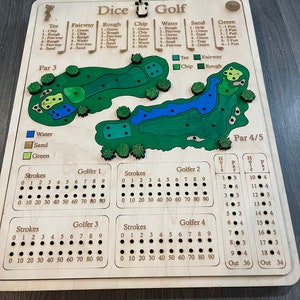 Dice Golf Game
