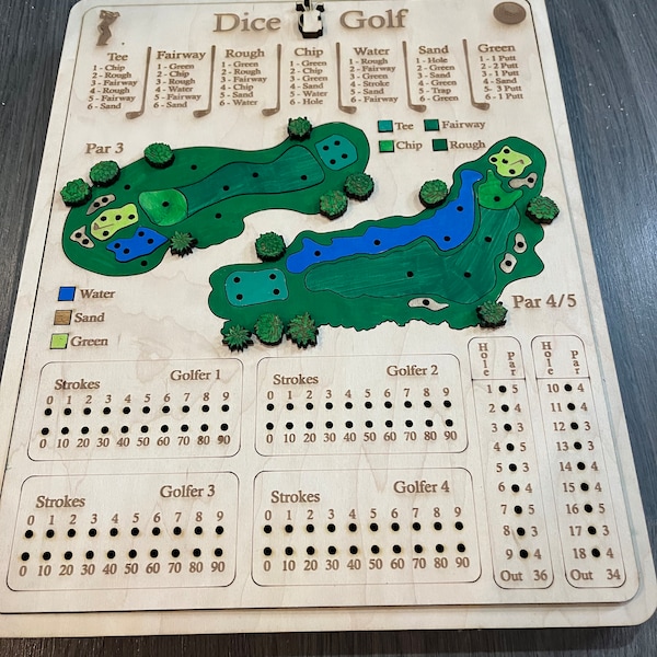 Dice Golf Game