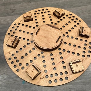 Jogo Tock/Aggravation para 6 jogadores com armazenamento e personalização