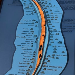 Zobelinsel Schiffswrack 3D Karte