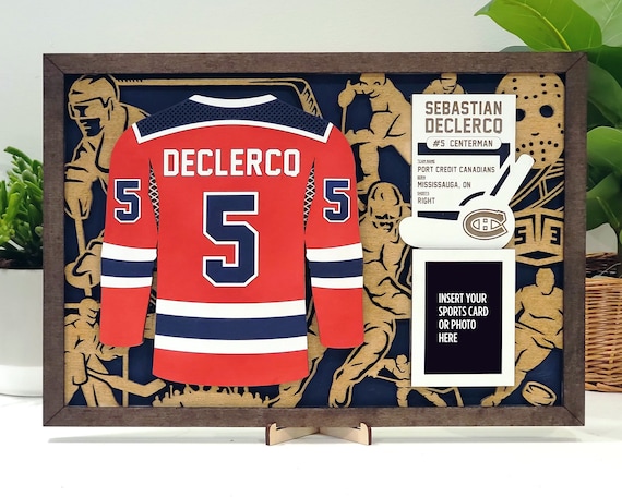Hockey Jersey Plaques Etsy