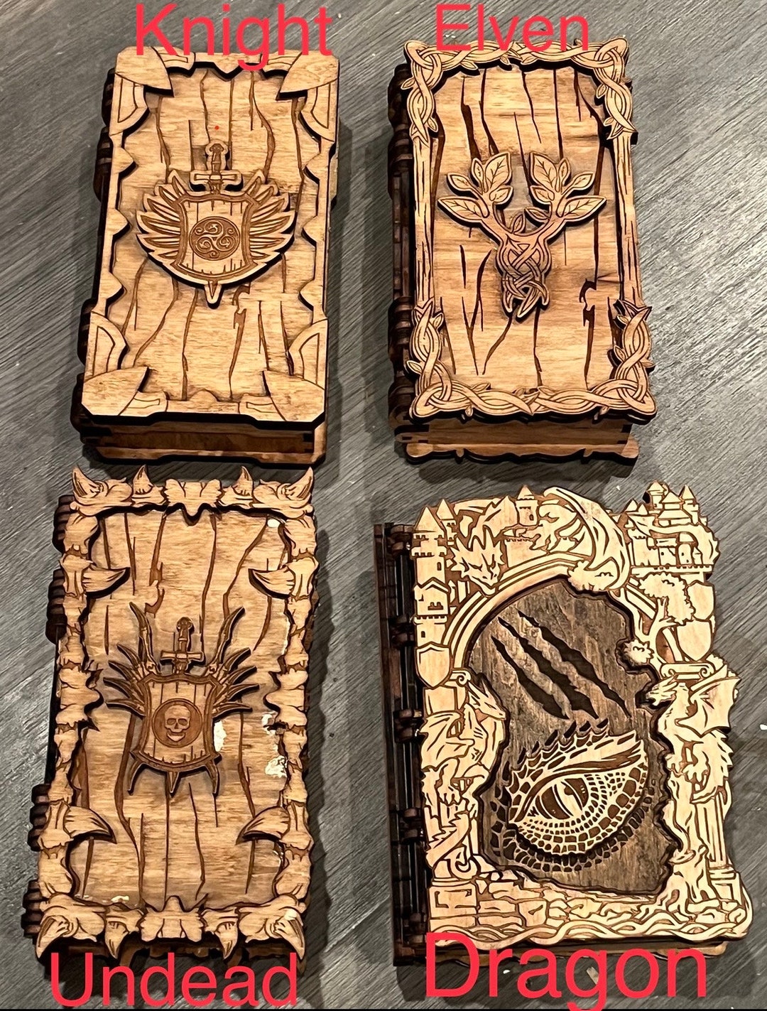 Dice Holder/ Game Piece Storage Books Etsy