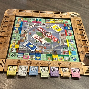 Monopoly board frame.