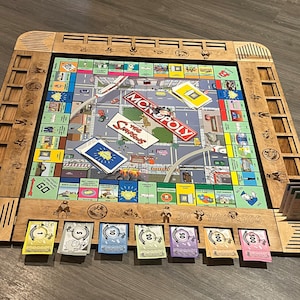 Monopoly board frame.