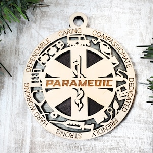Paramedic EMT Christmas ornaments