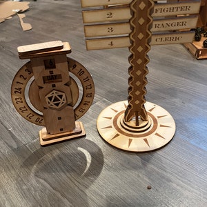 Dungeons and dragons time tracker and initiative tracker