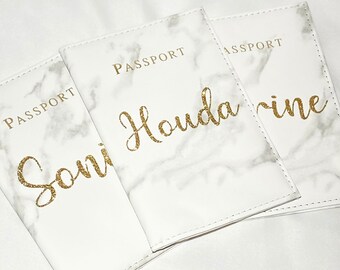 Personalized passport cover