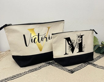 Personalized pouch, makeup bag, personalized kit, mom gift, best friend, grandma