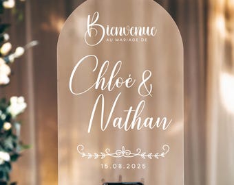 Personalized Wedding Stickers - Welcome Sign Stickers for Weddings, Birthdays, Christenings, Ceremonies - Unique Wedding Decorations