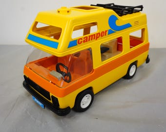 Vintage Playmobil 3148 Camper Van / Mobile Home Set (1986