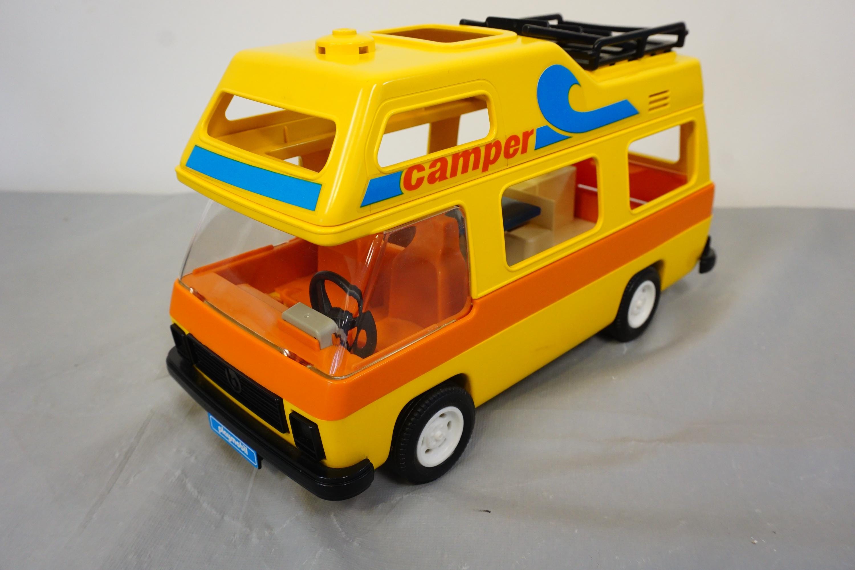 Vintage Playmobil 3148 Camper Van / Mobile Home Set (1986