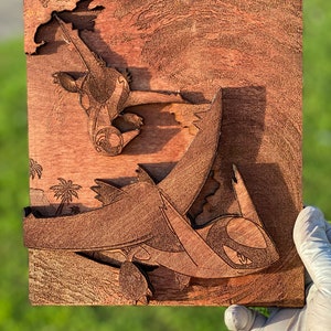 Latias and Latios Design, 4-Layer Design, Svg AI — Glowforge ** Digital Files **