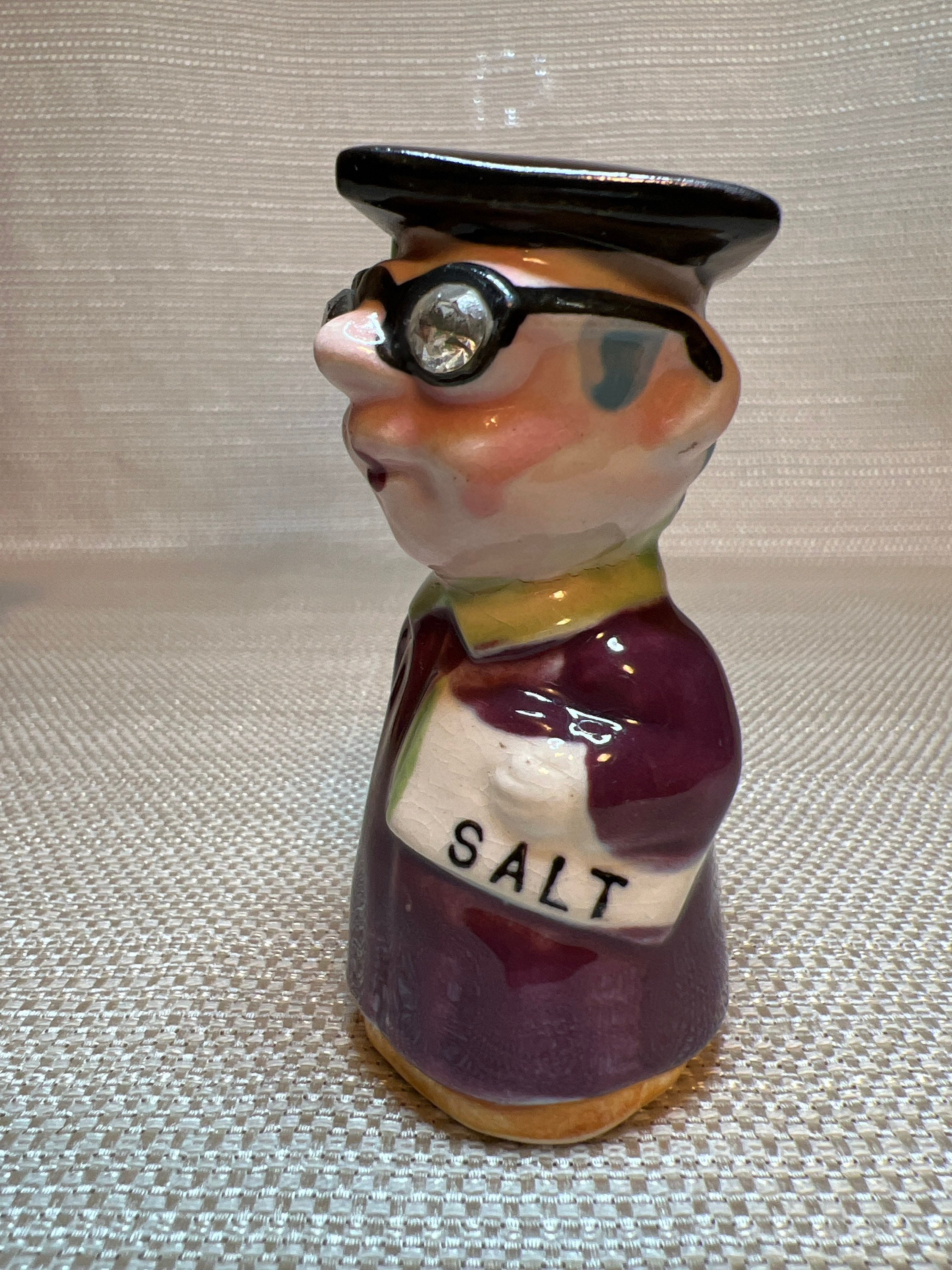 Vintage Norcrest Graduate/professor Salt and Pepper Shakers Etsy