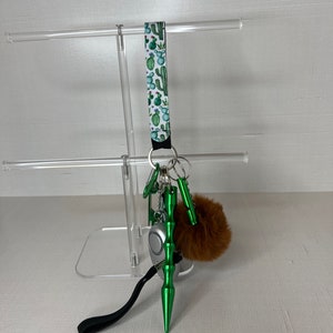 Cactus Keychain with Wrist Lanyard