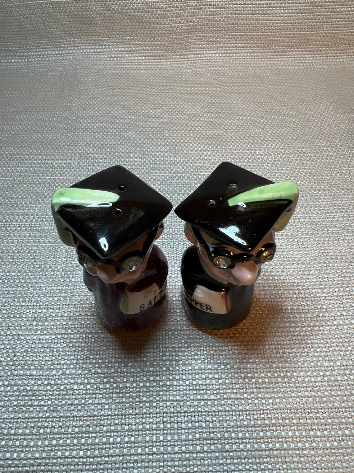 Vintage Norcrest Graduate/professor Salt and Pepper Shakers Etsy