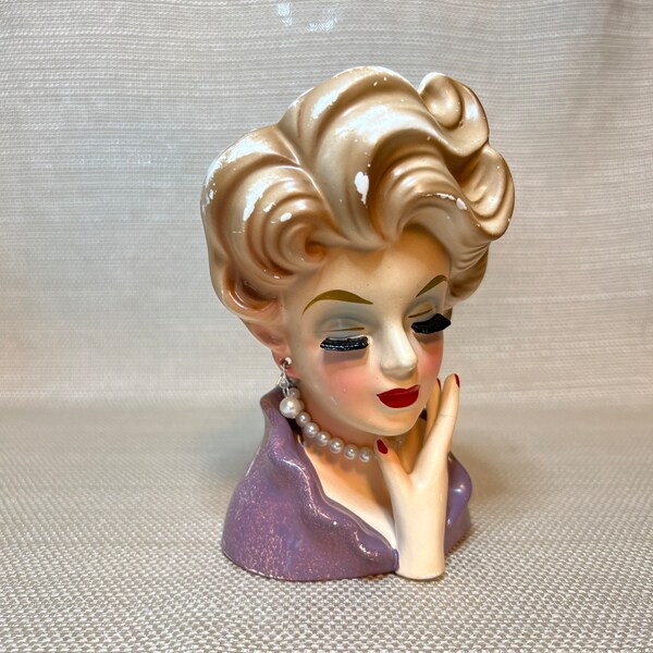 Lady Head Vase Etsy