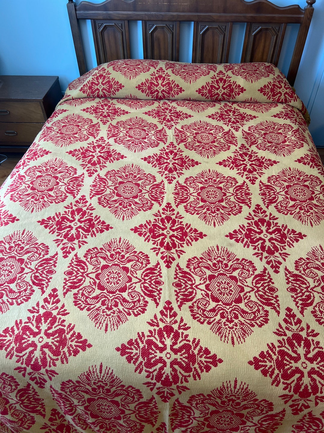 Vintage Sears and Roebuck Bedspread Twin Etsy