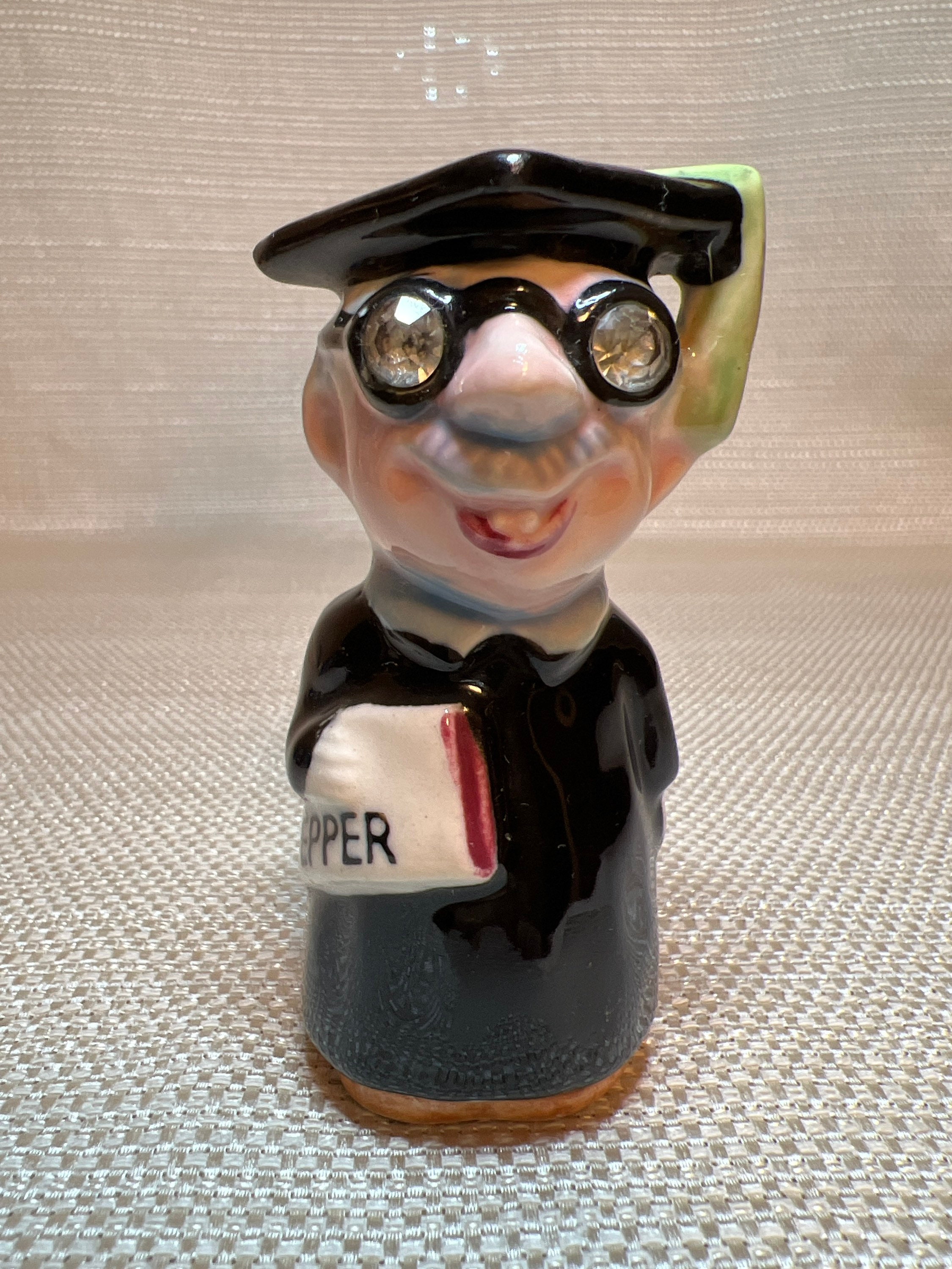 Vintage Norcrest Graduate/professor Salt and Pepper Shakers Etsy