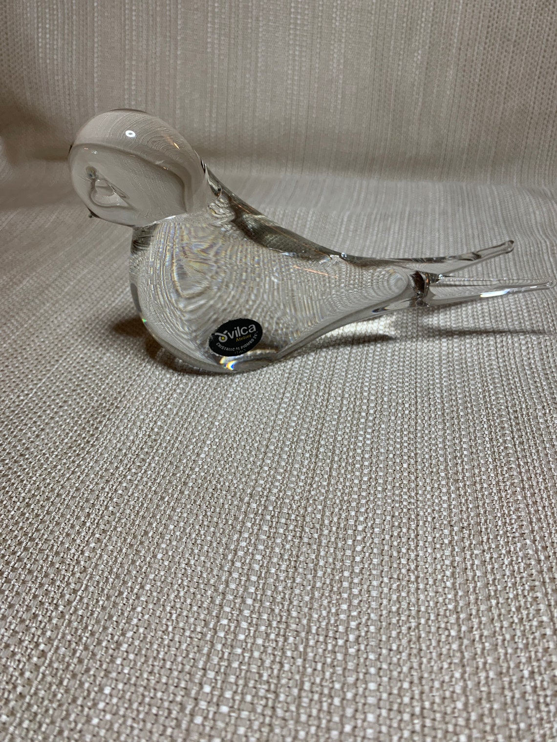 Vilca Crystal Bird. Made in Italy. - Etsy