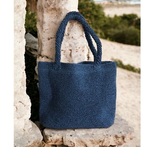 Summer Shoulder Tote Bag For Women, Straw Beach Shoulder Bag, Crochet Summer Raffia Tote Bag