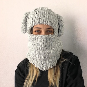 Dog Balaclava Hat, Animal Balaclava, Helmet Protector, Ski Mask, Helmet Balaclava Mask, Snowboard Mask