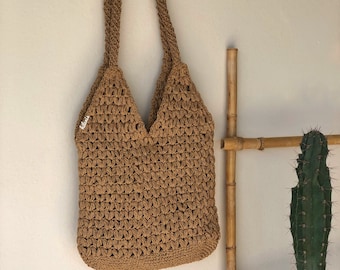 Straw Beach Shoulder Bag, Crochet Woven RaffiaTote Bag, Summer Straw Bag For Woman