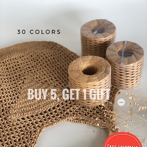 Plastic raffia yarn sale