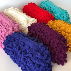 Puffy Cloud Purse for Women, Knitting Teddy Pouch Clutch Dumpling Bag, Winter Luxury Fluffy Wool Bag