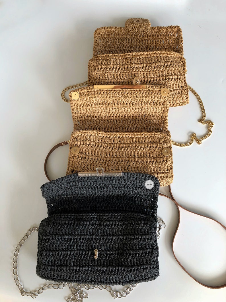 Mini Crossbody Clutch Bag Crossbody Purse Bag Knitted Small Etsy