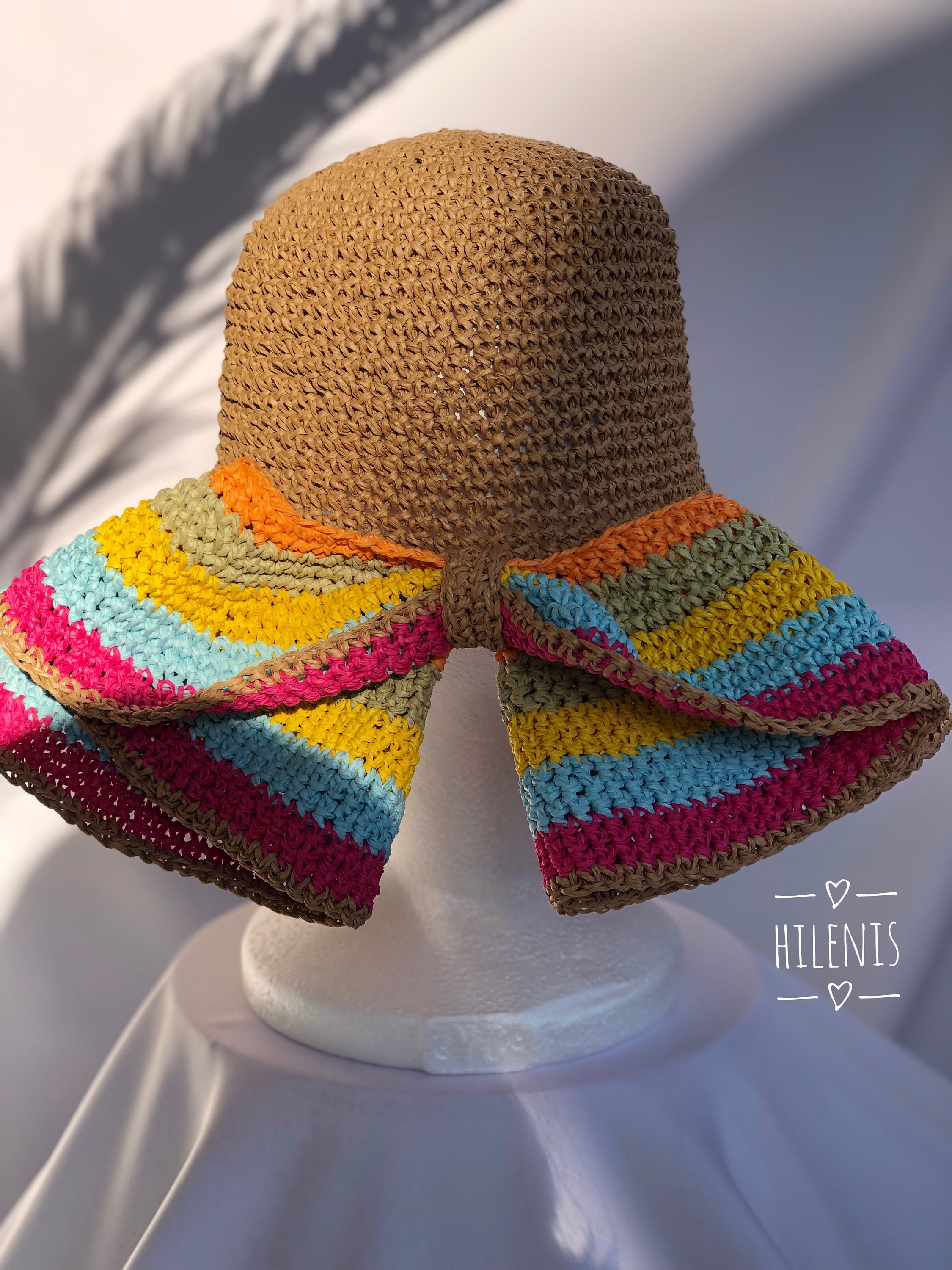 #19 L❤️VE:HANDMADE. CROCHET FLOPPY HAT Crochet Floppy Hat - Etsy main image 3