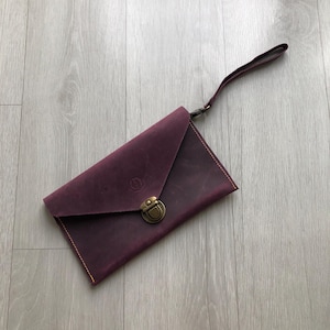 本革ハンドメイドクラッチハンドバッグ、レディースレザークラッチ財布、オリジナルレザークラッチバッグ