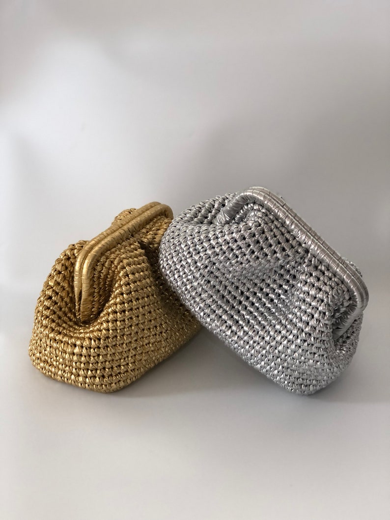 Handgemachte silberne metallische Clutch-Beutel für Frauen, Abendtasche Clutch Bag, moderne Hochzeit Clutch Bag Bild 5
