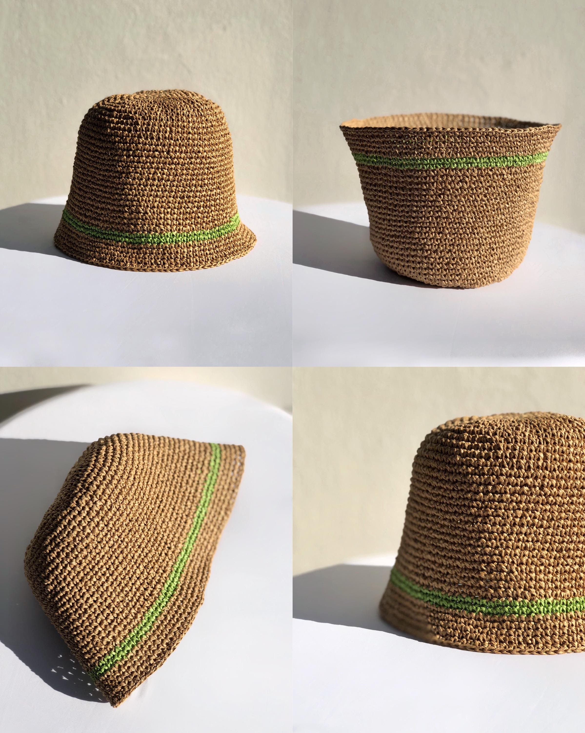 NOROLL 21ss DETOURS RAFFIA HAT