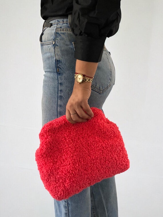 Häkeln Sie Sharlet Teddy Beutel Tasche, Stricken Handgemachte