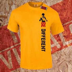 Be Different Premium T-Shirt Bruce MMA Lee Work Out Training Wing Chun Personalised